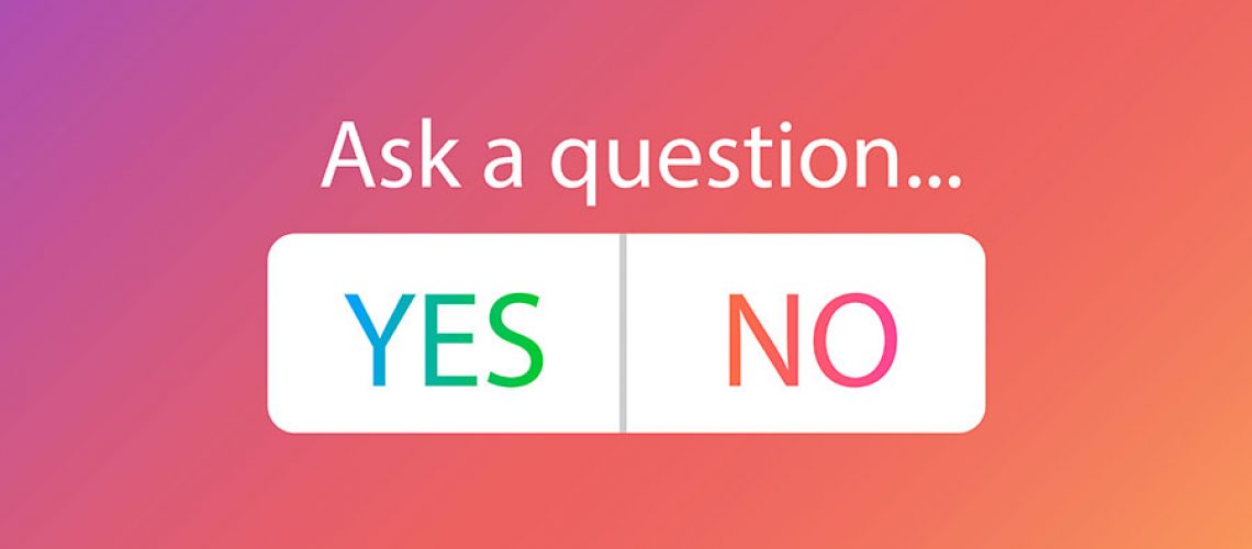 Interactive Content Poll asking a yes or no question on a small business’s social media account with the help of a digital marketing company in Central IL